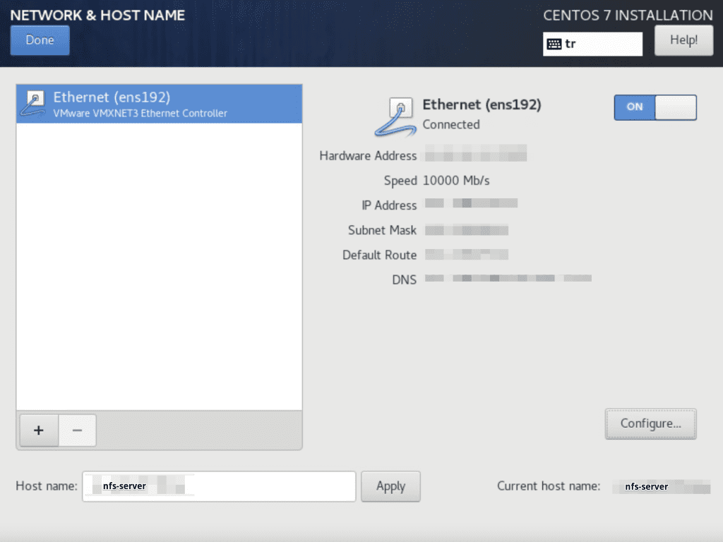 Centos7 ile NFS Server 11